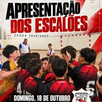 Apresentação dos escalões, época 2026/2027