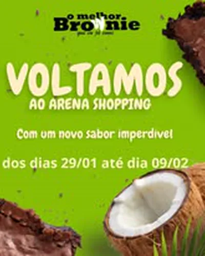 Publicação antiga: Voltamos ao Arena Shopping
