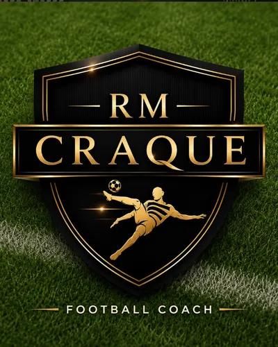 Publicação antiga: Logótipo dourado RM Craque Football Coach