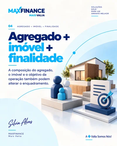 Agregado, imóvel e finalidade