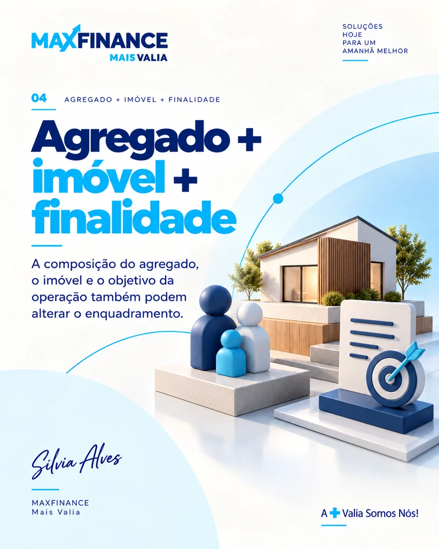 Agregado, imóvel e finalidade