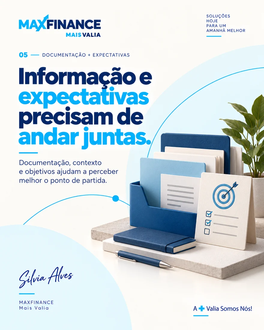 Informação e expectativas precisam de andar juntas
