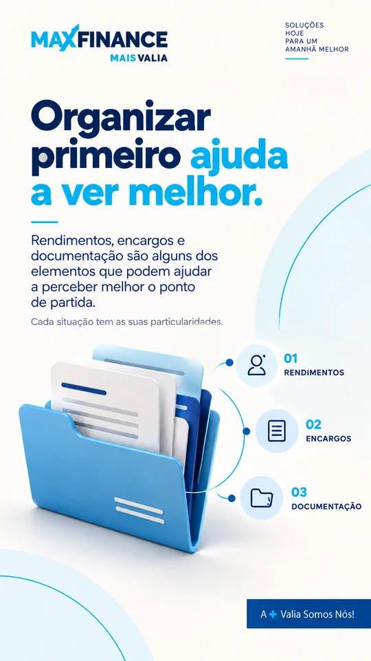 Story: Organizar primeiro ajuda a ver melhor