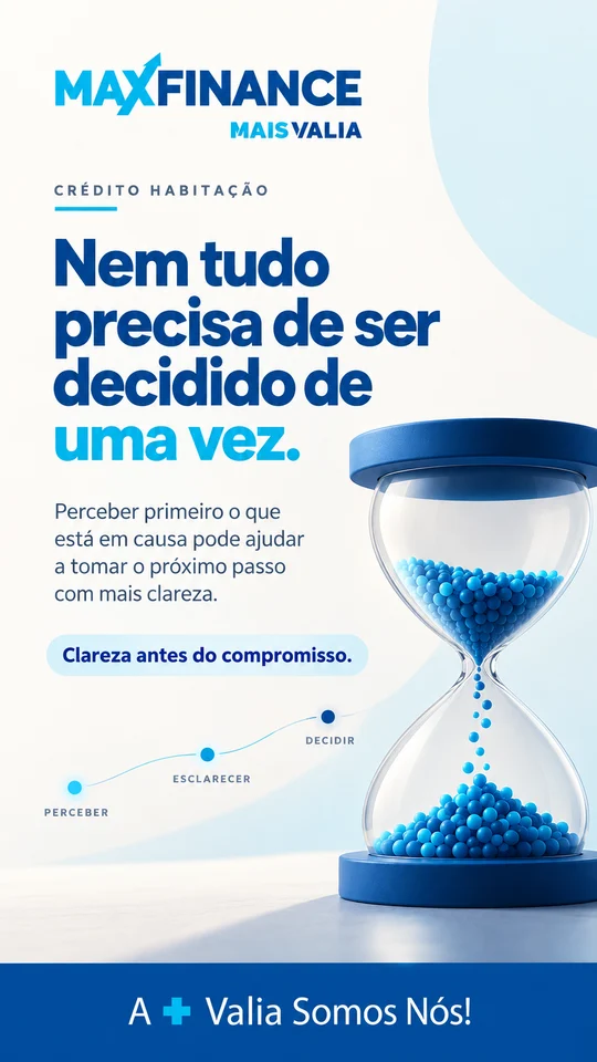 Story: Nem tudo precisa de ser decidido de uma vez